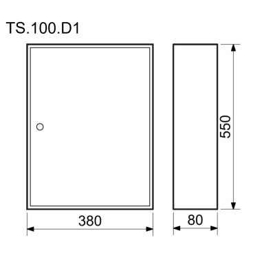 TSD1 schránka na klíče