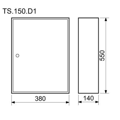 TSD1 schránka na klíče