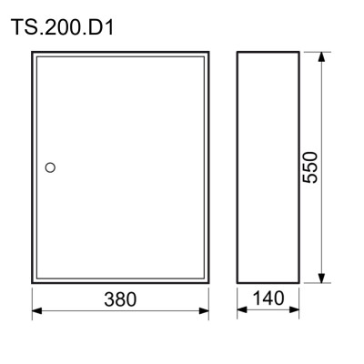 TSD1 schránka na klíče