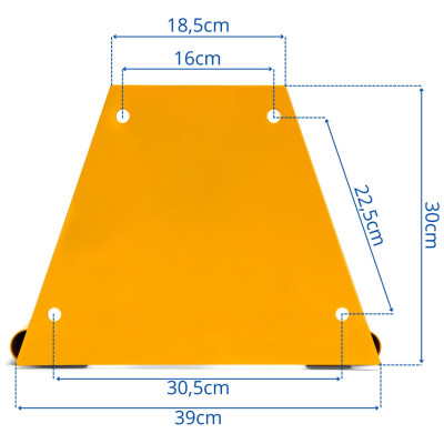 US1828 skládací parkovací blokáda