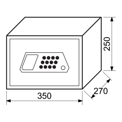 RS.25.GA.FIN elektronický trezor