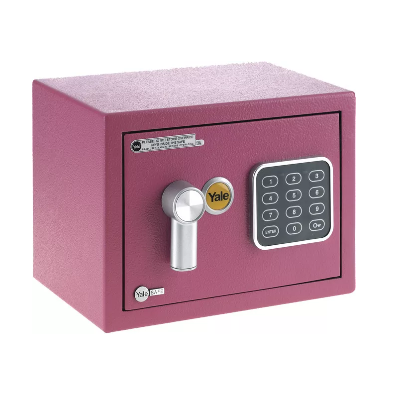 YALE VALUE Mini YSV/170/DB2/P sejf růžový YALE VALUE Mini YSV/170/DB2/P sejf růžový