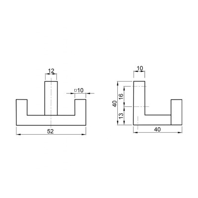 NELSON věšák velký nikl