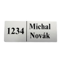 Jmenovka na přilepení