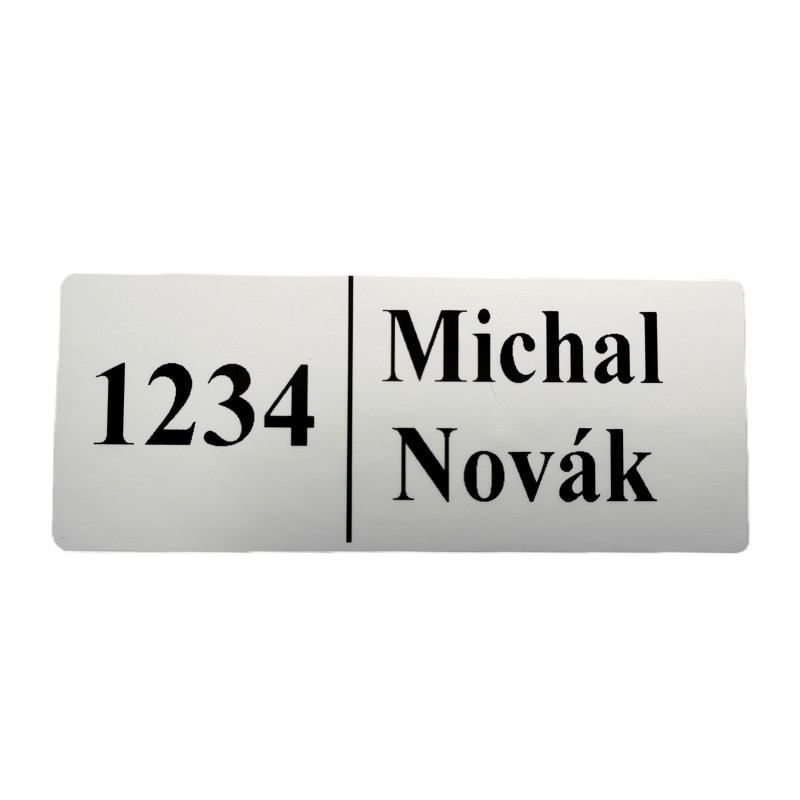 Jmenovka na přilepení Jmenovka na přilepení