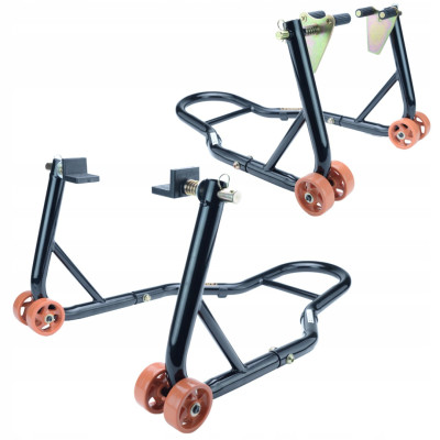 D1706 motocyklový stojan SET na přední i zadní kolo