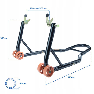 Motocyklový stojan s adaptérem V D1703
