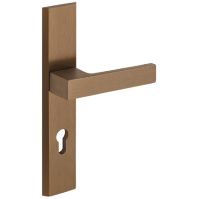 TOTAL vchodová klika-klika bronz