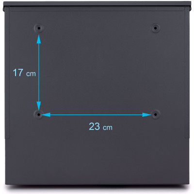 D3689 poštovní schránka antracit