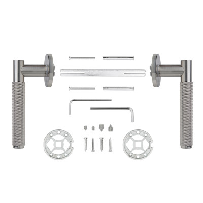 SORIA PZ klika na dveře broušený nikl