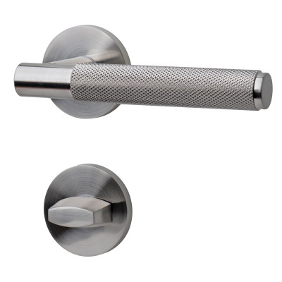 SORIA WC klika na dveře broušený nikl