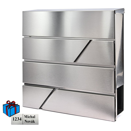 D3640 poštovní schránka nerez