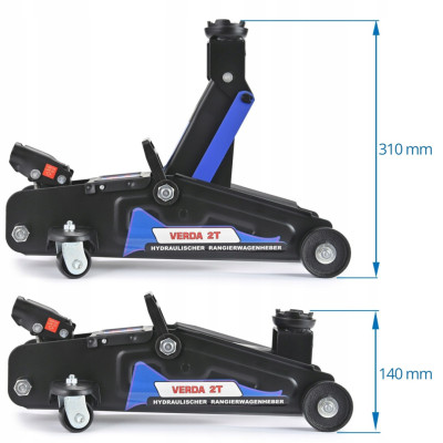 Hydraulický zvedák 2T v kufříku D3060