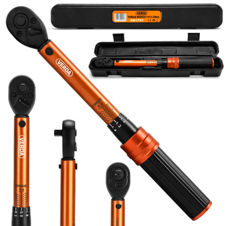 Momentový klíč s blokádou 1/4" 1-25 Nm D1751