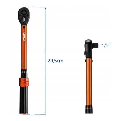 Momentový klíč na svíčky 1/2" 10–60 Nm D1752