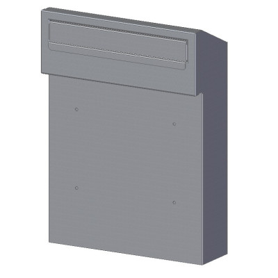 W3 poštovní schránka černá