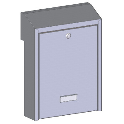 W3 poštovní schránka černá