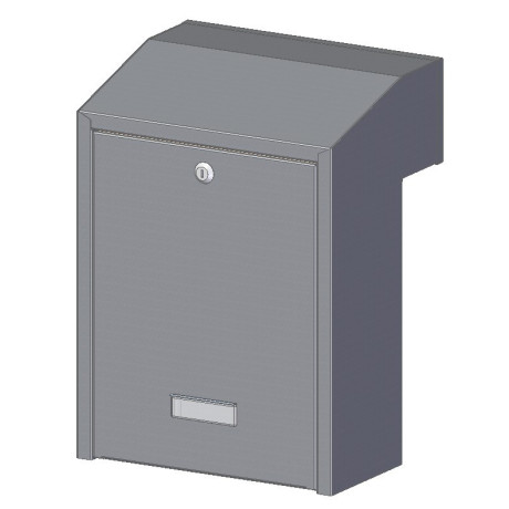 W3 - 2 poštovní schránka RAL7016 / nerez