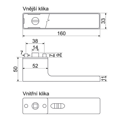 RK.S2.LIBERA.CE klika na dveře