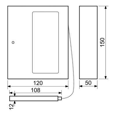 TS.1021.G.SU požární skříňka na společný klíč