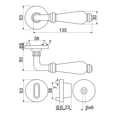 RK.E16.BERGAMO.WC.AS klika na dveře