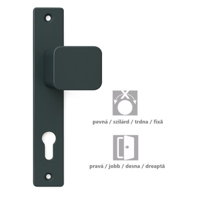 K05G klika-koule pravá na bránu