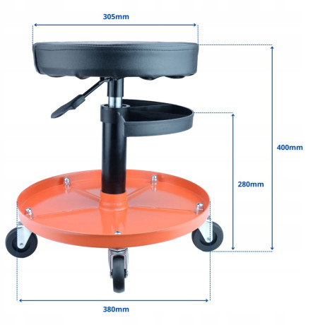 Dílenská židle otočná D6713