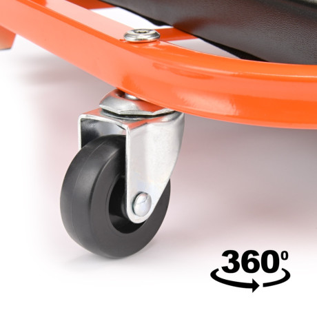 D6711 dílenské lehátko/židle 2v1