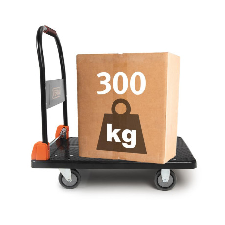 Skládací transportní plošinový vozík D300A