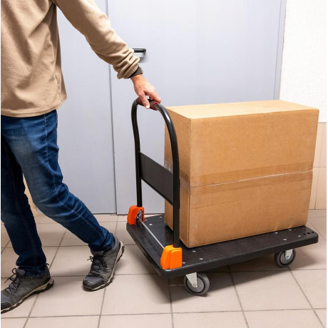 D300A skládací transportní plošinový vozík