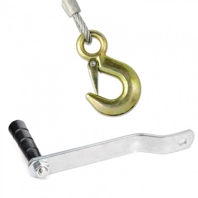 D1115 pásový ruční klikový naviják 360 kg