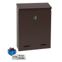 BK.516.HM poštovní schránka hnědá