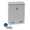 BK.516.SM poštovní schránka stříbrná