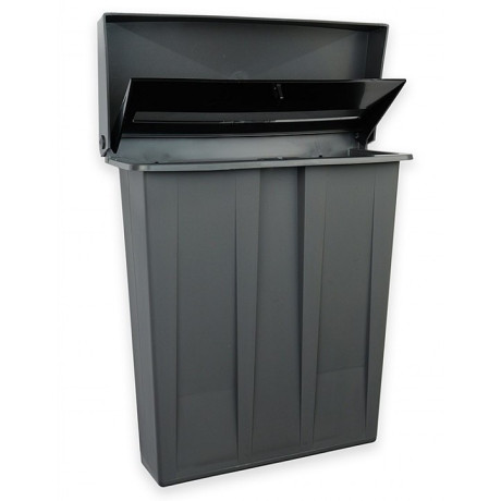 PH plastová poštovní schránka šedá