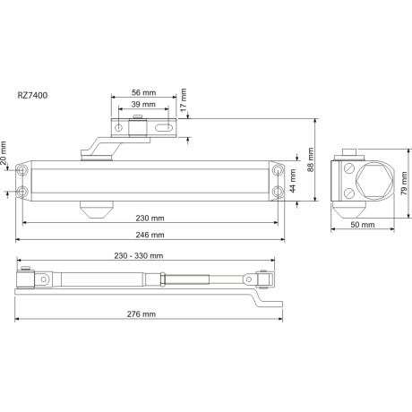 RZ903 zavírač