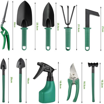 D3010 set zahradního nářadí 10ks v kufříku