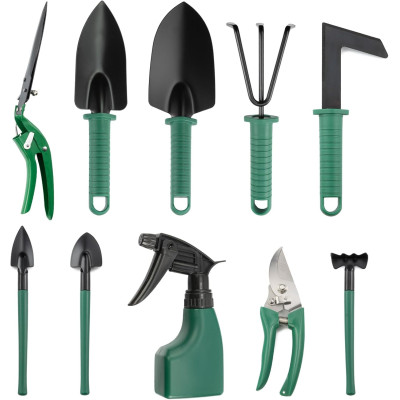 D3010 set zahradního nářadí 10ks v kufříku