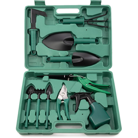 D3010 set zahradního nářadí 10ks v kufříku