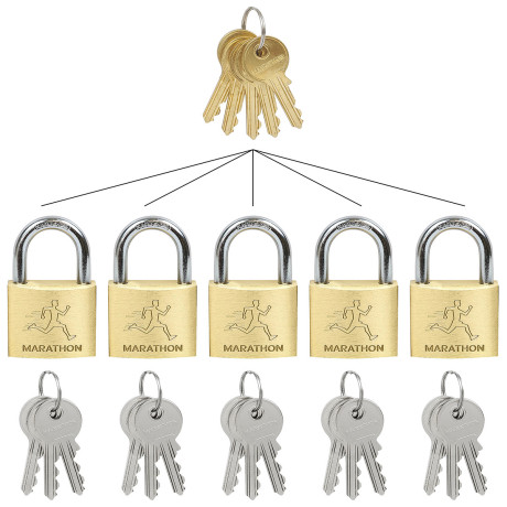 RV.MARATHON.40.MK5 sada visacích zámků