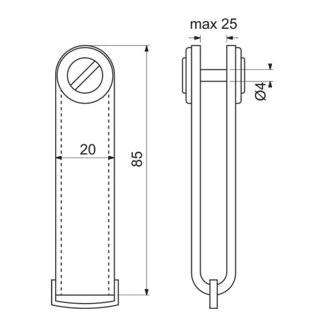 RP.ORGANIZER.B.CRN kožená klíčenka