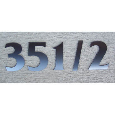 Domovní číslo popisné 120mm Nerez - č.5