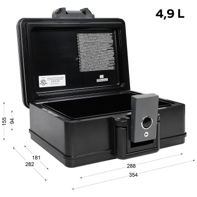 RS.251.FW ohnivzdorný a vodotěsný trezor