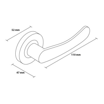 SYDNEY rozetové kování bronz SYDNEY rozetové kování bronz