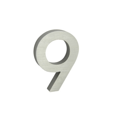 Číslo "9" 3D 100mm Al Číslo "9" 3D 100mm Al