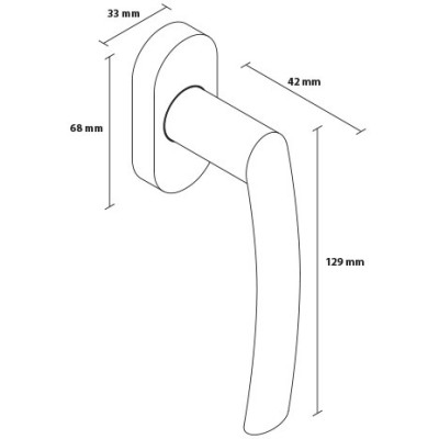 PROXIMA okenní klika PROXIMA okenní klika