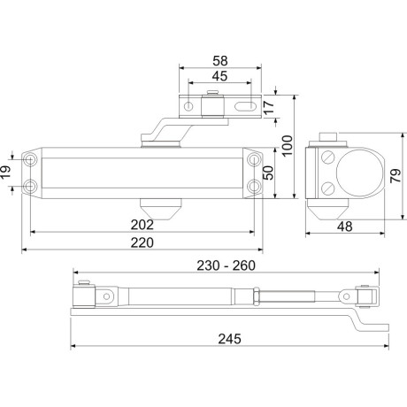 RZ804 HO zavírač