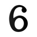 číslo 175mm černé "6"