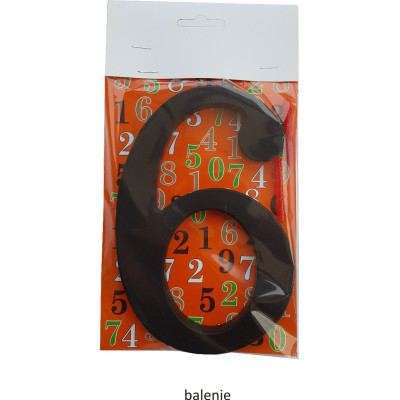 číslo 175mm černé "9" číslo 175mm černé "9"