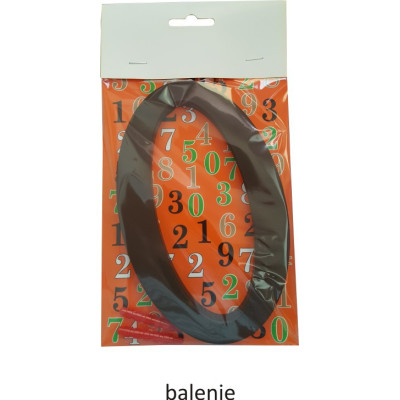 číslo 175mm hnědé "0" číslo 175mm hnědé "0"