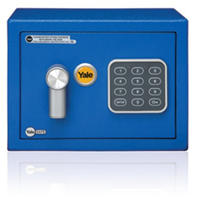 Yale Value Safe mini modrý